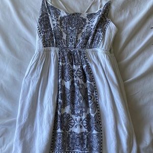 White strappy sundress